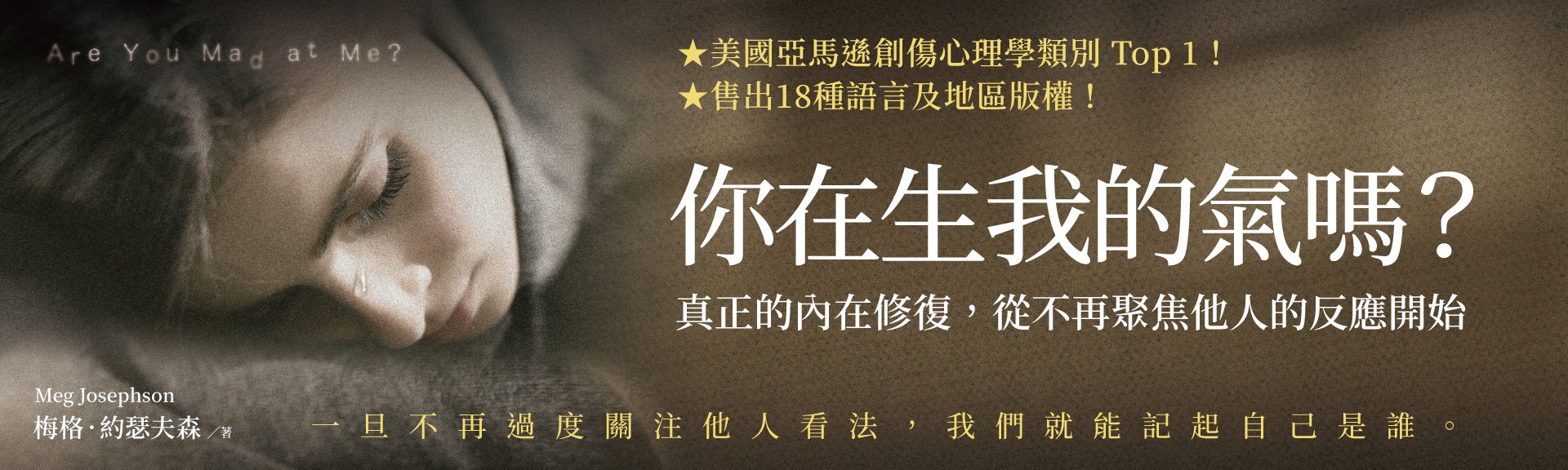 你在生我的氣嗎？：真正的內在修復，從不再聚焦他人的反應開始