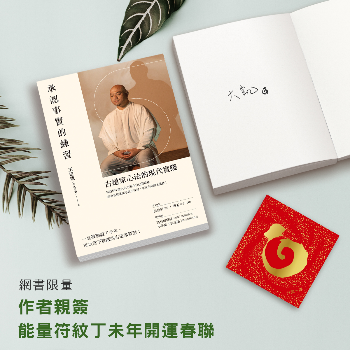 大凱老師親簽+能量符紋丁未年開運春聯